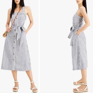 I.N.C. striped maxi dress with adjustable straps